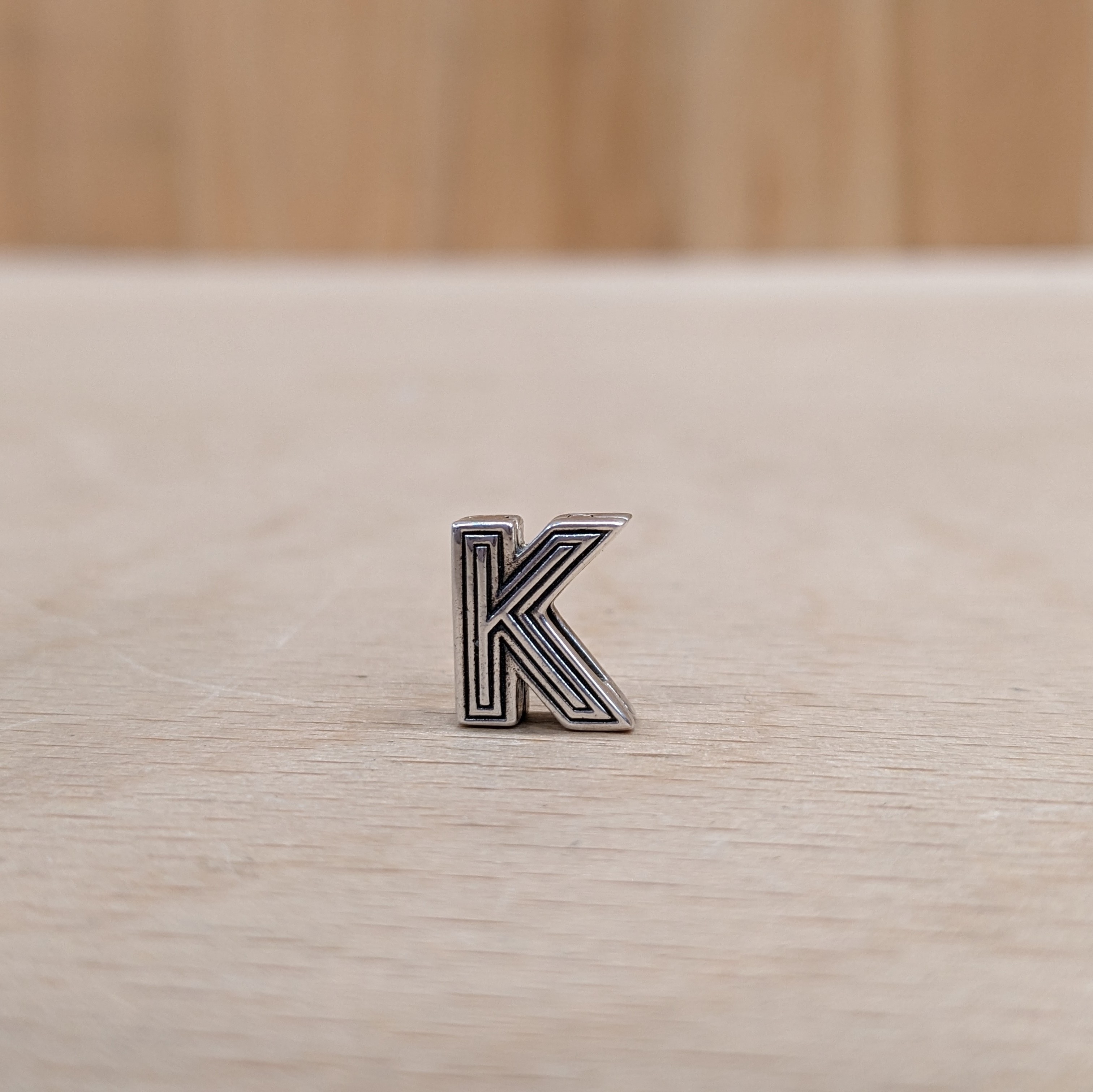 Pandora letter k on sale charm